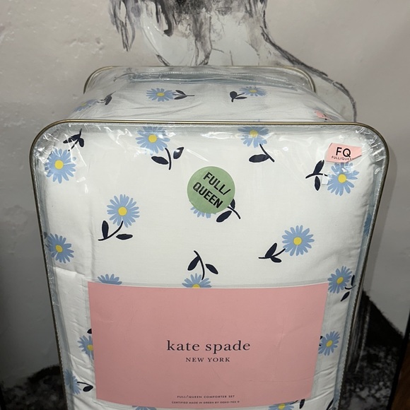 Kate spade full queen comforter set flower power - Picture 3 of 7
